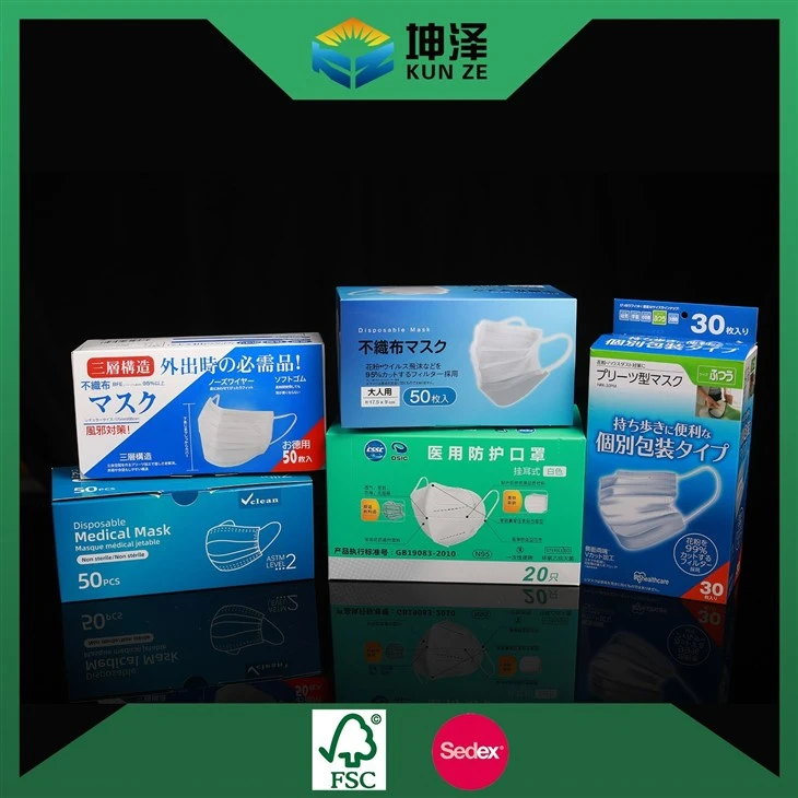 Face Mask Packaging Box